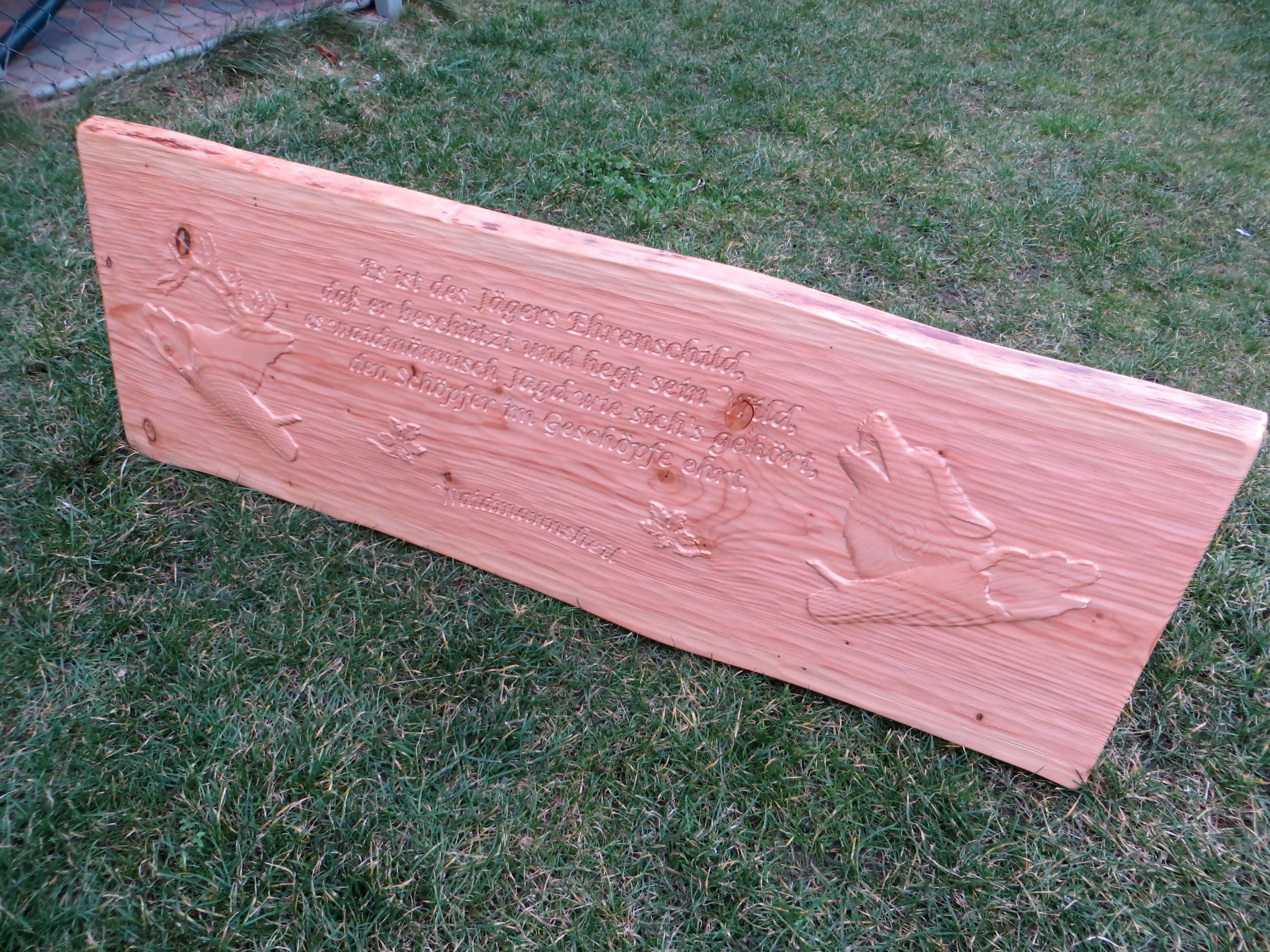 Das Ehrenschild "Jagd"